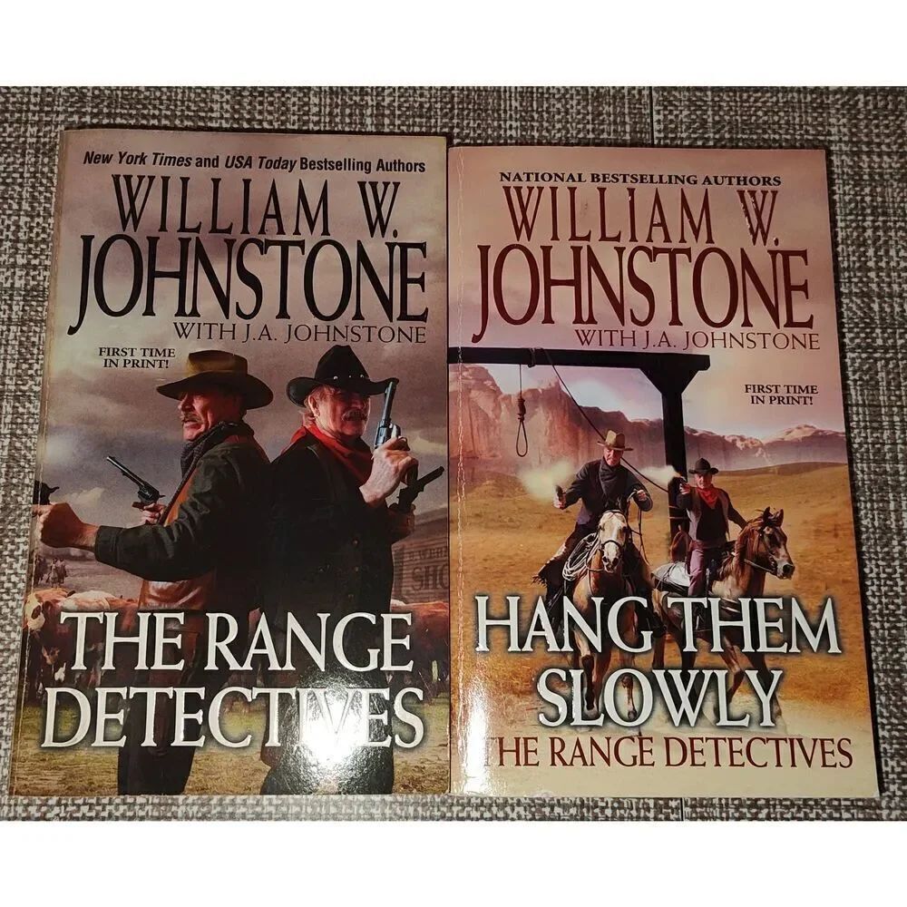 The Range Detective Series William W Johnstone paperback (2 in series)